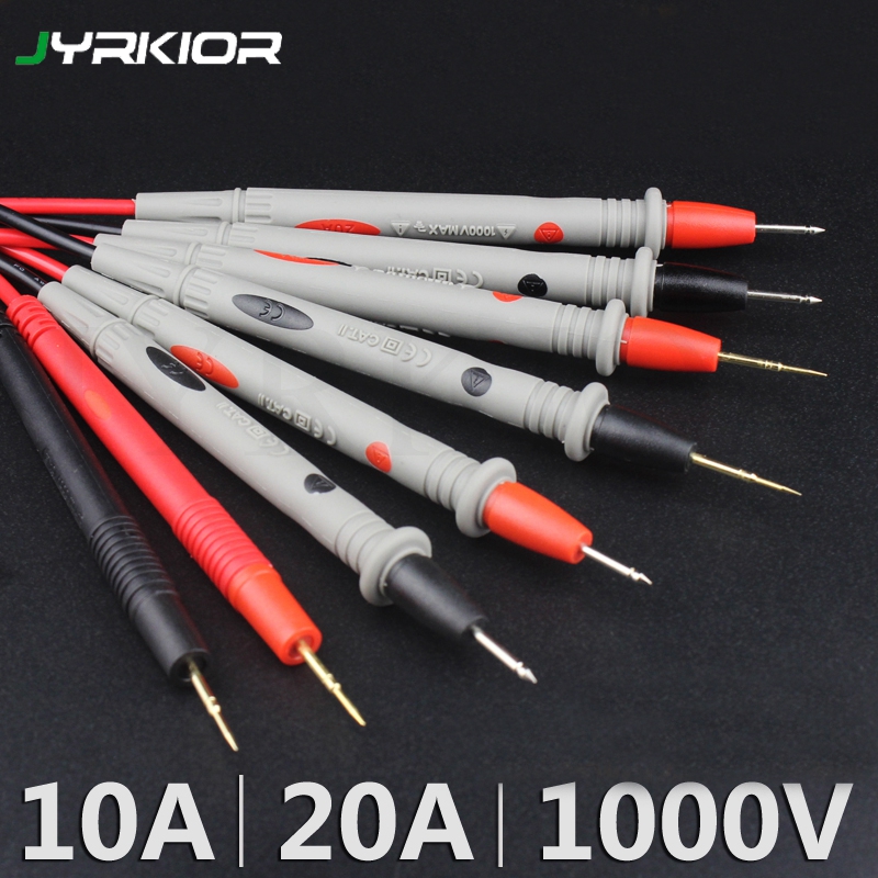 Universal Multimeter Test Leads Multimeter Probes Wire Pen Cable 10A/20A 1000V And Test Clamp Crocodile Clip Line 
Universal Multimeter Test Leads Multimeter Probes Wire Pen Cable 10A/20A 1000V And Test Clamp Crocodile Clip Line