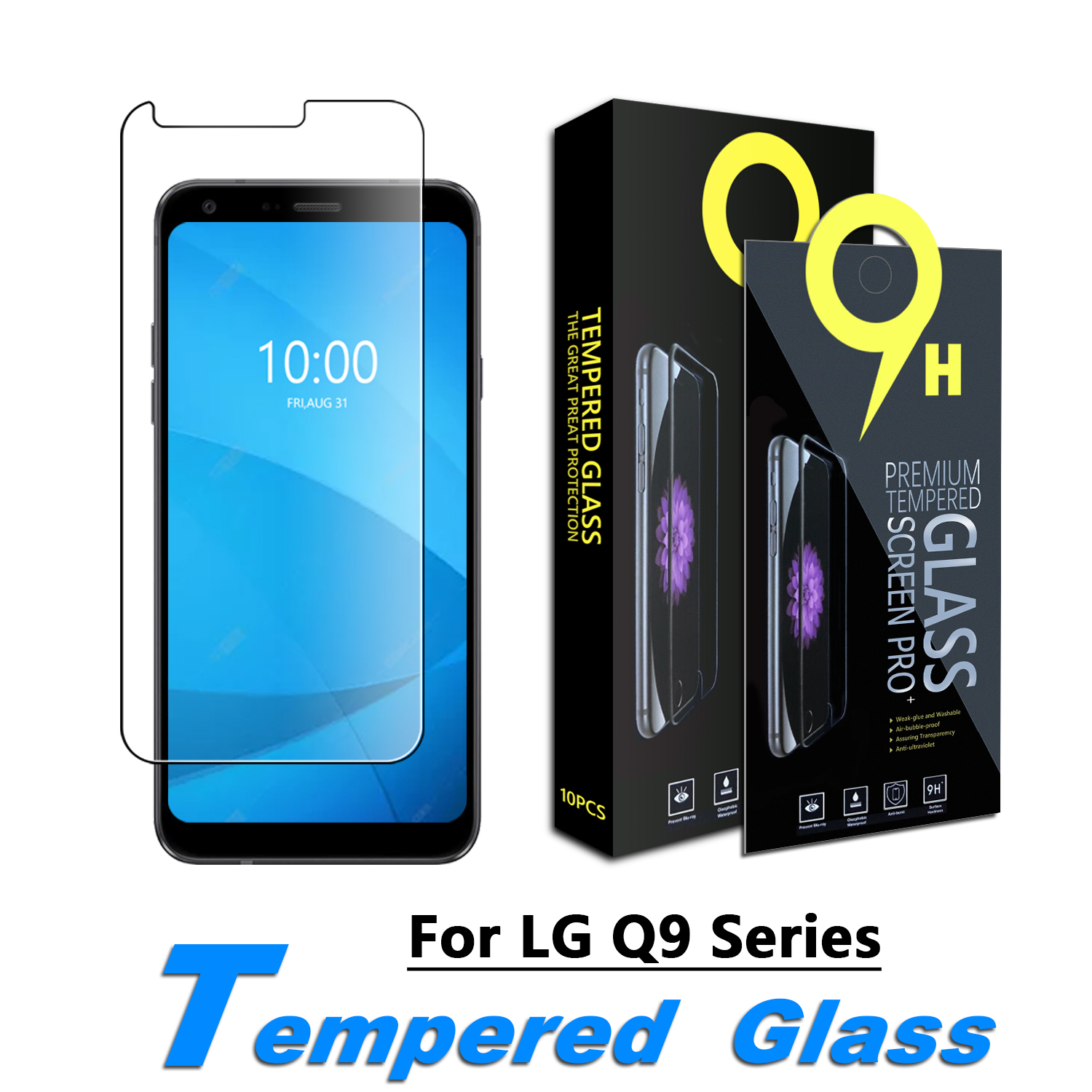 KAREEN Screen Protector for LG Q6, LG Q7,LG Q8, LG Q9 ,LG Stylo 3 Tempered Glass Film 0.33mm with Paper Box
KAREEN Screen Protector for LG Q6, LG Q7,LG Q8, LG Q9 ,LG Stylo 3 Tempered Glass Film 0.33mm with Paper Box