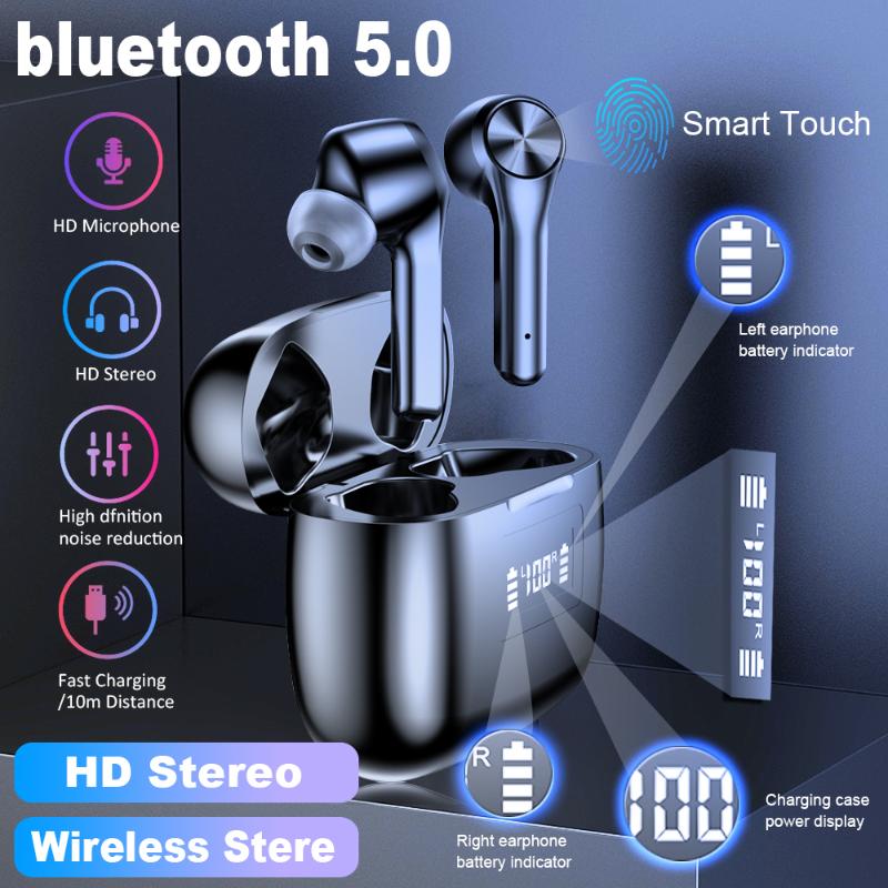 T9 Wireless headphone bluetooth 5.0 Earphone Waterproof Sport Stereo HIFI LED Power Display Gaming Headset PK f9
T9 Wireless headphone bluetooth 5.0 Earphone Waterproof Sport Stereo HIFI LED Power Display Gaming Headset PK f9