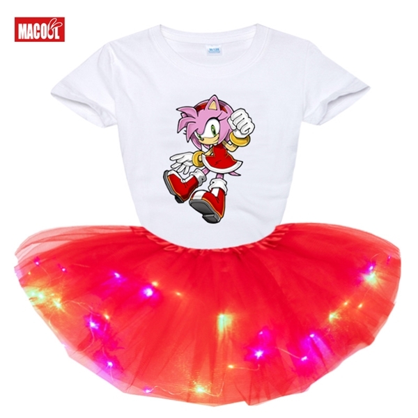 Baby Girls Clothing Sets 2pcs Children Sonic The Hedgehog Amy T Shirt Short Sleeve Princess Light LED Tutu Dress+t Shirt Fashion 0926, Girls set dress
Baby Girls Clothing Sets 2pcs Children Sonic The Hedgehog Amy T Shirt Short Sleeve Princess Light LED Tutu Dress+t Shirt Fashion 0926, Girls set dress