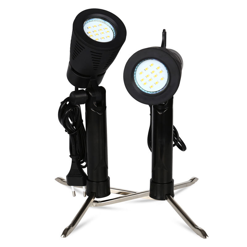 2PCS 3.5W 14 pieces LED bulb 5500K Photography Photo Studio Light Lamp Camera Tripod Stand Bulb Spotlight for light tent
2PCS 3.5W 14 pieces LED bulb 5500K Photography Photo Studio Light Lamp Camera Tripod Stand Bulb Spotlight for light tent