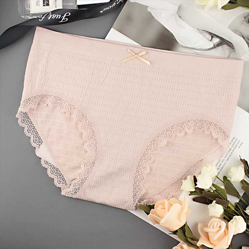 Seamless Underwear Women's Cotton Crotch Square Seamless Breathable Large Size Fat Mm Mid-waist Lace Briefs, Green
Seamless Underwear Women's Cotton Crotch Square Seamless Breathable Large Size Fat Mm Mid-waist Lace Briefs, Green