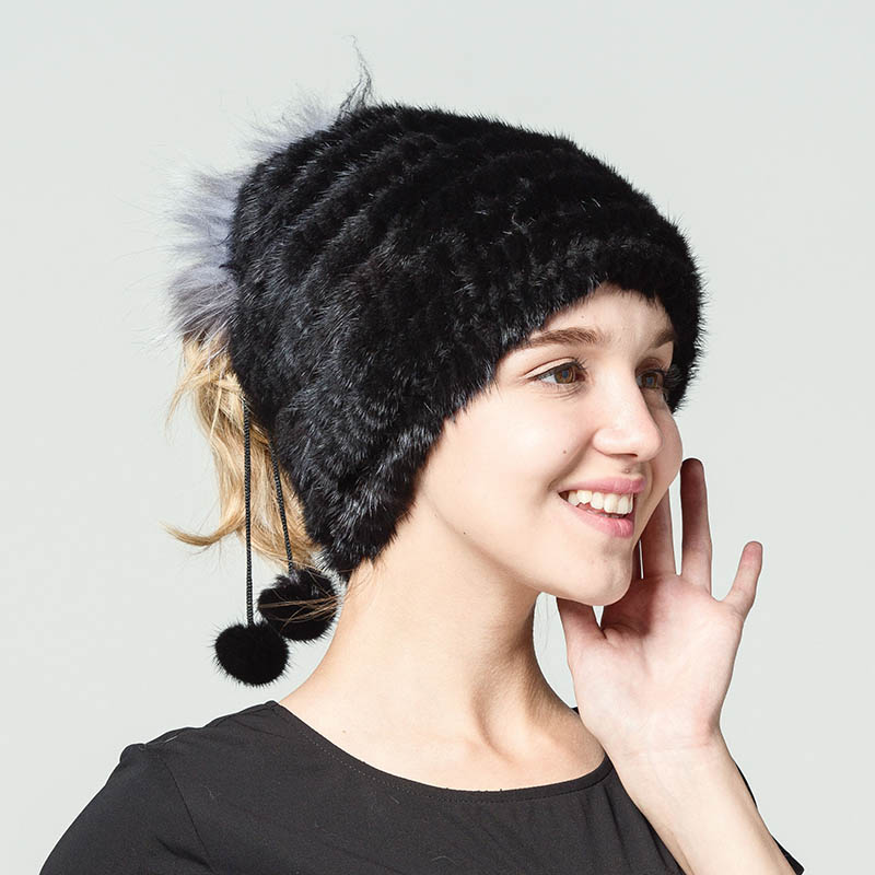 QIUSIDUN Mink Knit Hat Winter Russian Women's Fur Hats Are Empty Top Raccoon Cap Women's Winter Hats Gorro Feminino Leisure Cap, Black
QIUSIDUN Mink Knit Hat Winter Russian Women's Fur Hats Are Empty Top Raccoon Cap Women's Winter Hats Gorro Feminino Leisure Cap, Black