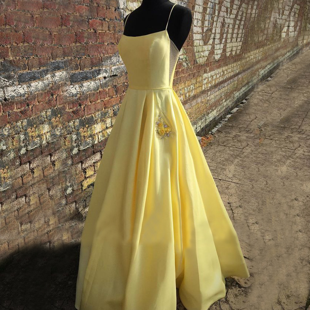 Pink Prom Dresses Long Side Triangle Vestidos de Graduación Sexy Satin Formal Evening Dress Pockets Open Back Prom Gown Floor
