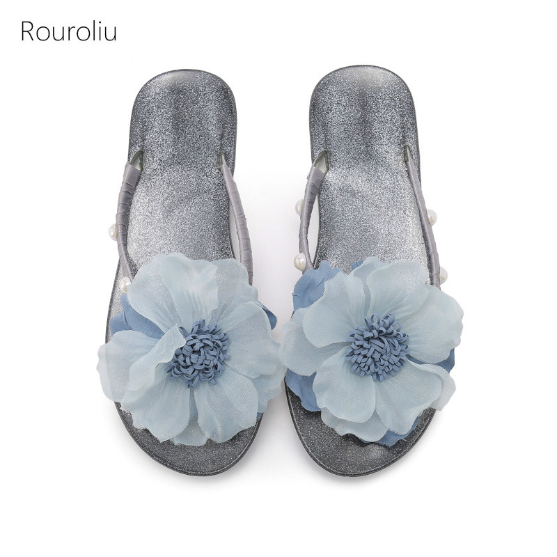 Rouroliu 2020 Summer Flower Flip Flops Women Soft Sole Home Shoes Beach Casual Slippers Flat Heel Bling Slides, Blue
Rouroliu 2020 Summer Flower Flip Flops Women Soft Sole Home Shoes Beach Casual Slippers Flat Heel Bling Slides, Blue