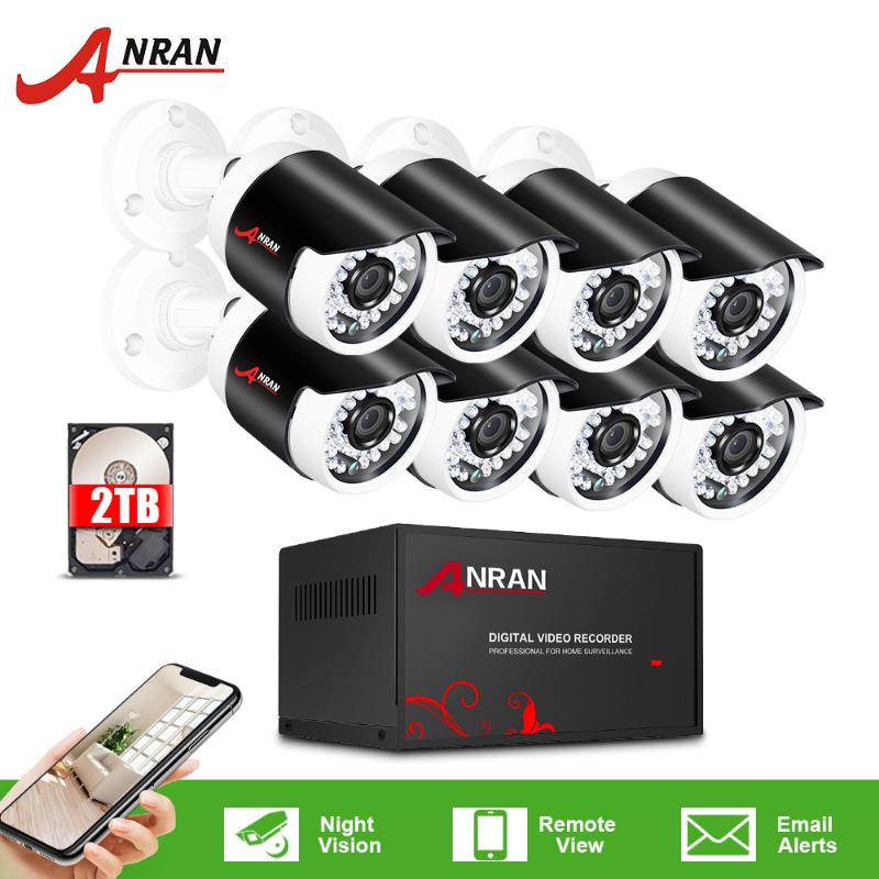 ANRAN CCTV Camera Security System Kit Analog HD Surveillance Outdoor Camera 8CH DVR Video Surveillance System
ANRAN CCTV Camera Security System Kit Analog HD Surveillance Outdoor Camera 8CH DVR Video Surveillance System