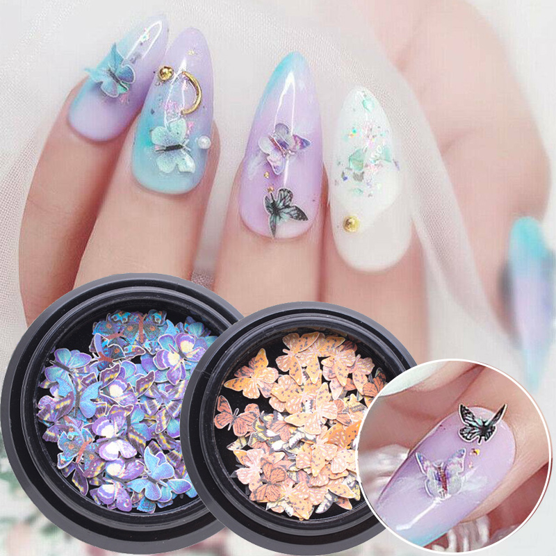 100 Pcs Butterfly Nail Sequins Flakes Emulational Design Japanese Style 3D Nail Art Decorations DIY Slices Manicure Accessories
100 Pcs Butterfly Nail Sequins Flakes Emulational Design Japanese Style 3D Nail Art Decorations DIY Slices Manicure Accessories
