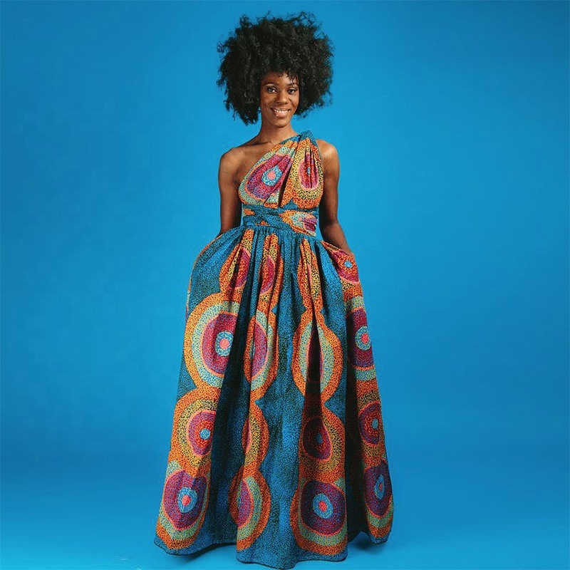 Explosion style African style digital printing DIY straps wear dresses women split sexy long dress
Explosion style African style digital printing DIY straps wear dresses women split sexy long dress