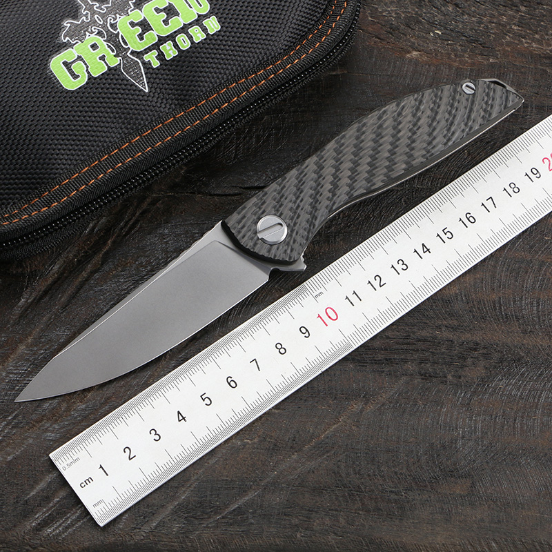 Green thorn hation zero flipper d2 carbon fiber + TC4 titanium knife CF camping knob bag fruit practical knife survival EDC tool
Green thorn hation zero flipper d2 carbon fiber + TC4 titanium knife CF camping knob bag fruit practical knife survival EDC tool