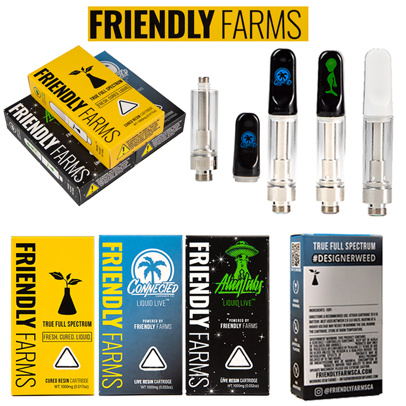 Friendly Farm Empty Cartridges Packaging 0.8ml Ceramic Dab Pen Wax Vaporizer Thick Oil Atomizer 510 Thread E-Cigarettes Kits Vape Pen Carts
Friendly Farm Empty Cartridges Packaging 0.8ml Ceramic Dab Pen Wax Vaporizer Thick Oil Atomizer 510 Thread E-Cigarettes Kits Vape Pen Carts