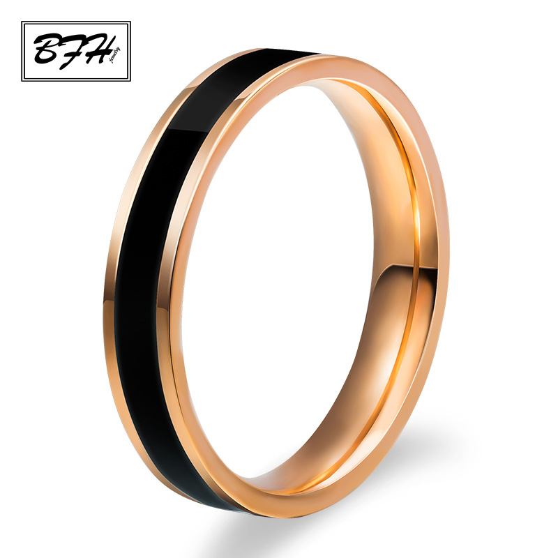 BFH Romantic Fashion Wedding Finger Wear Rings for Women Man Rose Gold Dainty Smooth Titanium Steel Engagement love Ring Jewelry
BFH Romantic Fashion Wedding Finger Wear Rings for Women Man Rose Gold Dainty Smooth Titanium Steel Engagement love Ring Jewelry