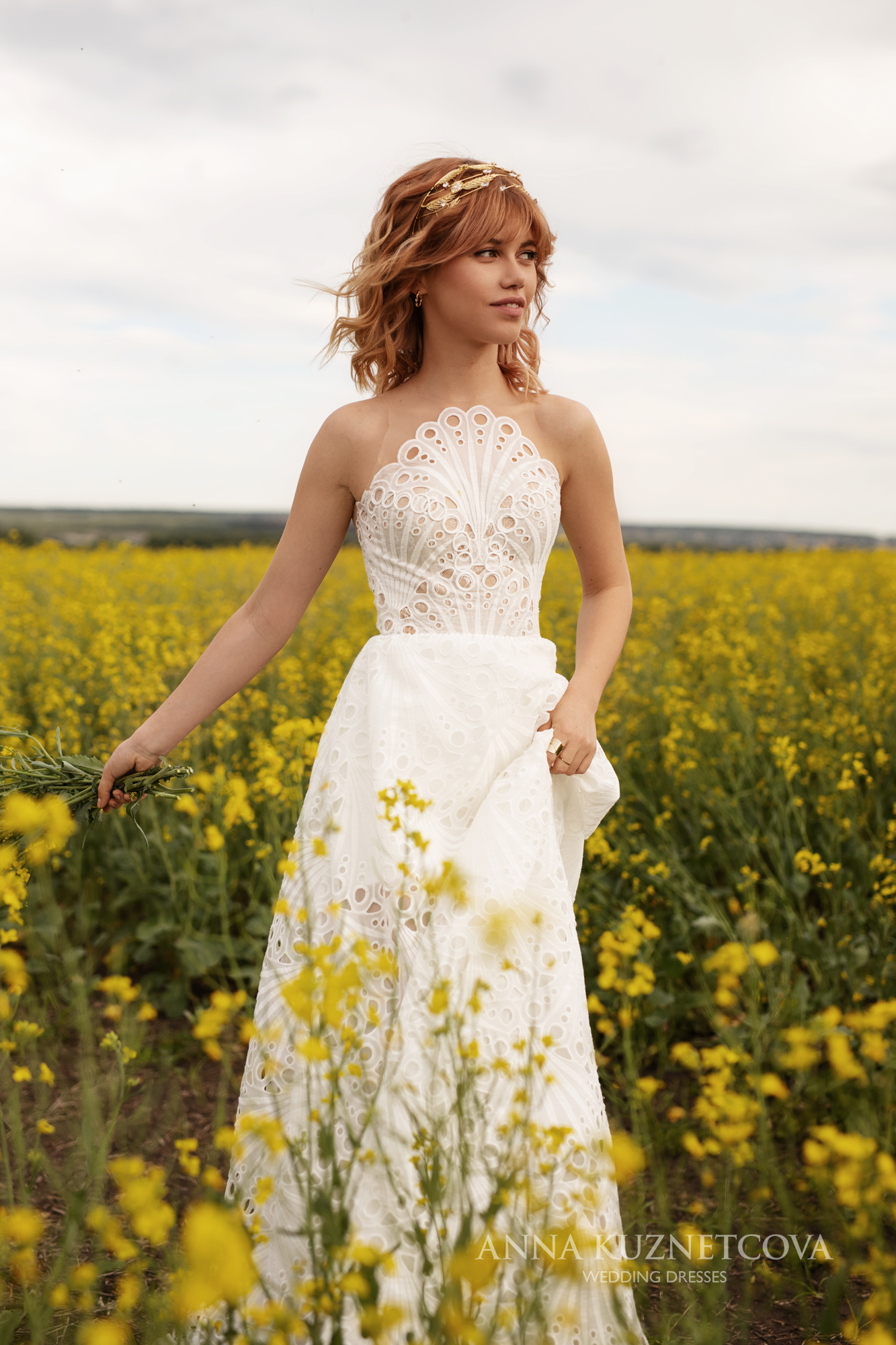 newest lace wedding dresses jewel neck button back a line floral bohemian beach robes bridal gowns vestidos