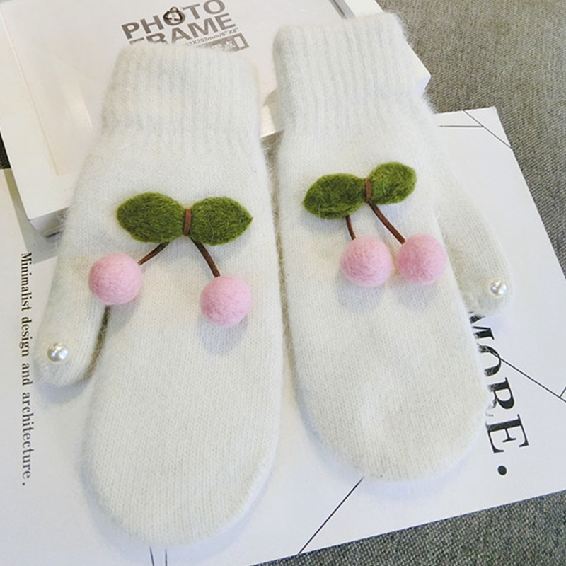 Brand Gloves 2020 Cashmere Gloves Sweet Cherry Full Finger Mitten For Girl Luvas Women Winter Female Mittens Outdoor
Brand Gloves 2020 Cashmere Gloves Sweet Cherry Full Finger Mitten For Girl Luvas Women Winter Female Mittens Outdoor
