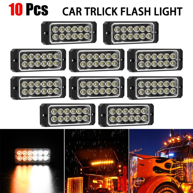 10X Amber 12 LED 36W Strobe Work Light Bar Beacon Flash Emergency for Trucks, Amber Recovery, As pic
10X Amber 12 LED 36W Strobe Work Light Bar Beacon Flash Emergency for Trucks, Amber Recovery, As pic