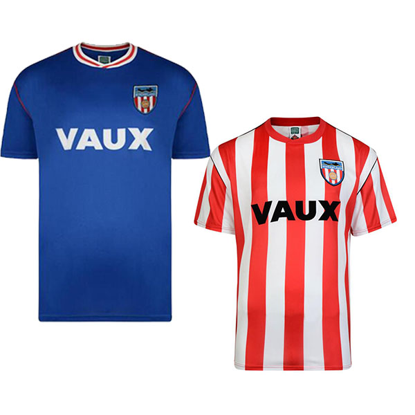 1990 Sunderland retro soccer jerseys home away 90 91 Sunderland Michael Gray Eric Gates classic vintage jersey uniforms men football shirts, Lavender
1990 Sunderland retro soccer jerseys home away 90 91 Sunderland Michael Gray Eric Gates classic vintage jersey uniforms men football shirts, Lavender