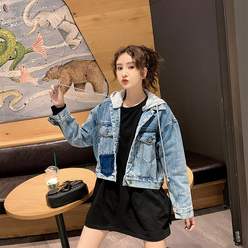 Factory direct selling net red denim coat 2020 spring and Autumn New Korean Short loose BF style denim fashion women, See chart
Factory direct selling net red denim coat 2020 spring and Autumn New Korean Short loose BF style denim fashion women, See chart