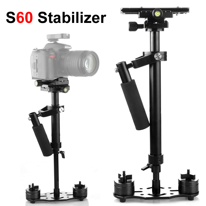 Photo Aluminum Alloy Handheld 60cm Stabilizer Photography Shooting DSLR Steadycam for SLR Camcorder S60
Photo Aluminum Alloy Handheld 60cm Stabilizer Photography Shooting DSLR Steadycam for SLR Camcorder S60
