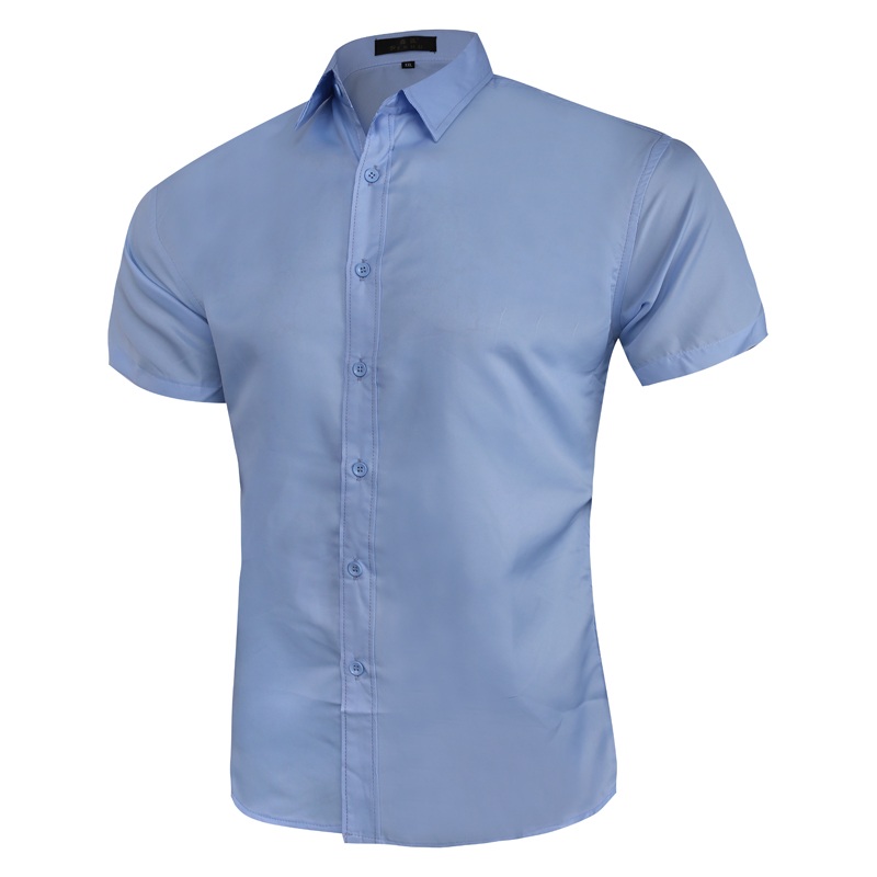 Cotton Shirt Men 2020 Summer Brand New Men Shirt Short Sleeve Slim Fit Chemise Homme Casual Button Down Mens Dress Shirts, Black
Cotton Shirt Men 2020 Summer Brand New Men Shirt Short Sleeve Slim Fit Chemise Homme Casual Button Down Mens Dress Shirts, Black