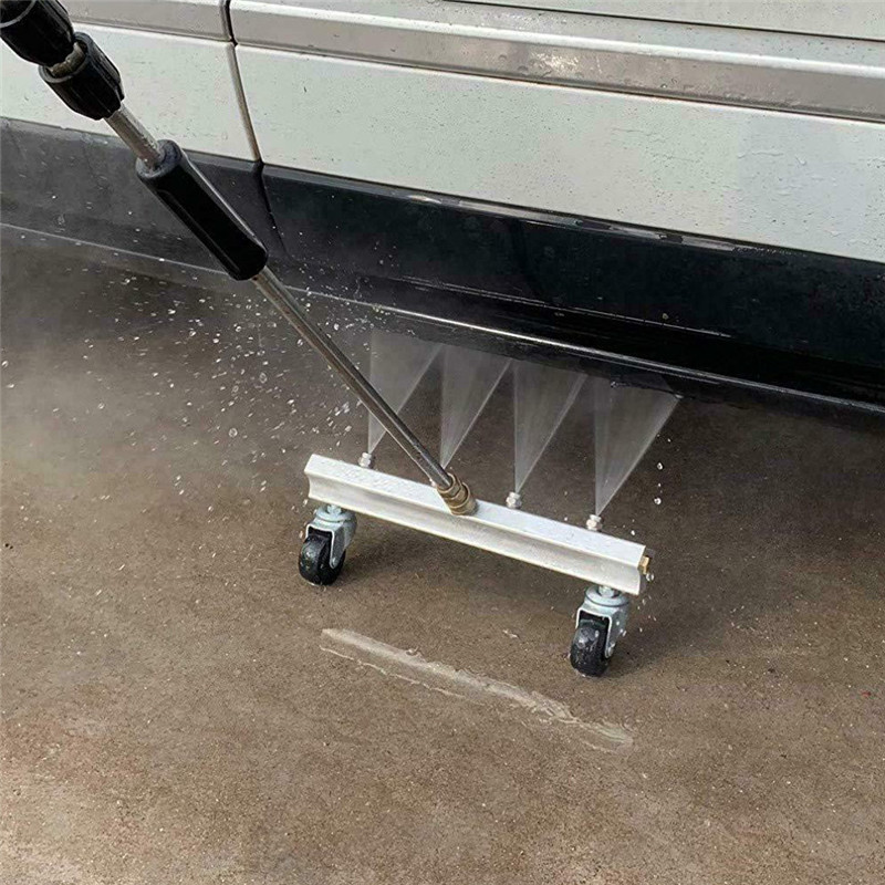 13 inch Cleaner Under Car Pressure Washer Undercarriage Wash 4000 PSI 4pcs Nozzle 1/4inch Male Plug Stainless Steel With Two Rod
13 inch Cleaner Under Car Pressure Washer Undercarriage Wash 4000 PSI 4pcs Nozzle 1/4inch Male Plug Stainless Steel With Two Rod