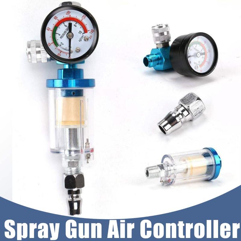 1/4" Thread Scratch Mini Air Pressure Regulator Gauge Spray Gun Air Controller Oil Water Separator Trap Filter Compressors Tools
1/4" Thread Scratch Mini Air Pressure Regulator Gauge Spray Gun Air Controller Oil Water Separator Trap Filter Compressors Tools