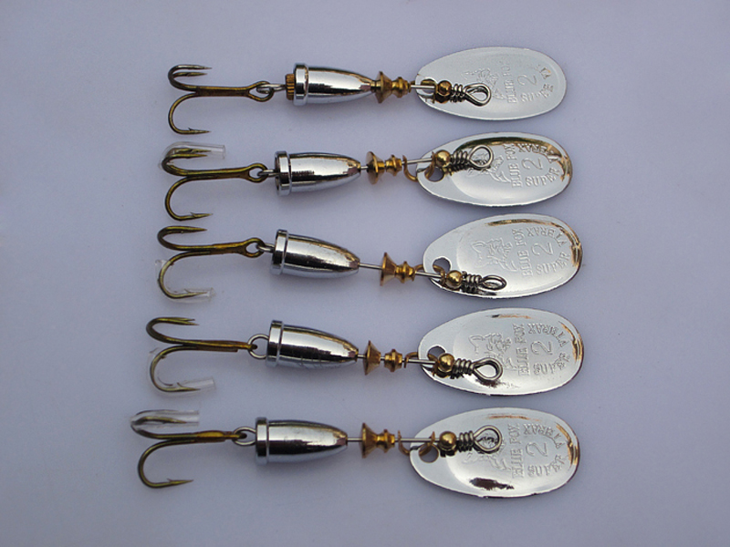 Whole Fishing lures Spooner Spinner Crankbaits Hooks 56g01