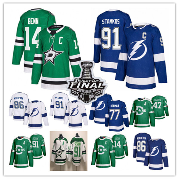 2020 Stanley Finals Jerseys Hockey Tampa Bay Lightning 91 Stamkos 86 Kucherov 77 Hedman Dallas Stars 14 Benn 91 Seguin 4 Heiskanen 30 Bishop, As pic
2020 Stanley Finals Jerseys Hockey Tampa Bay Lightning 91 Stamkos 86 Kucherov 77 Hedman Dallas Stars 14 Benn 91 Seguin 4 Heiskanen 30 Bishop, As pic