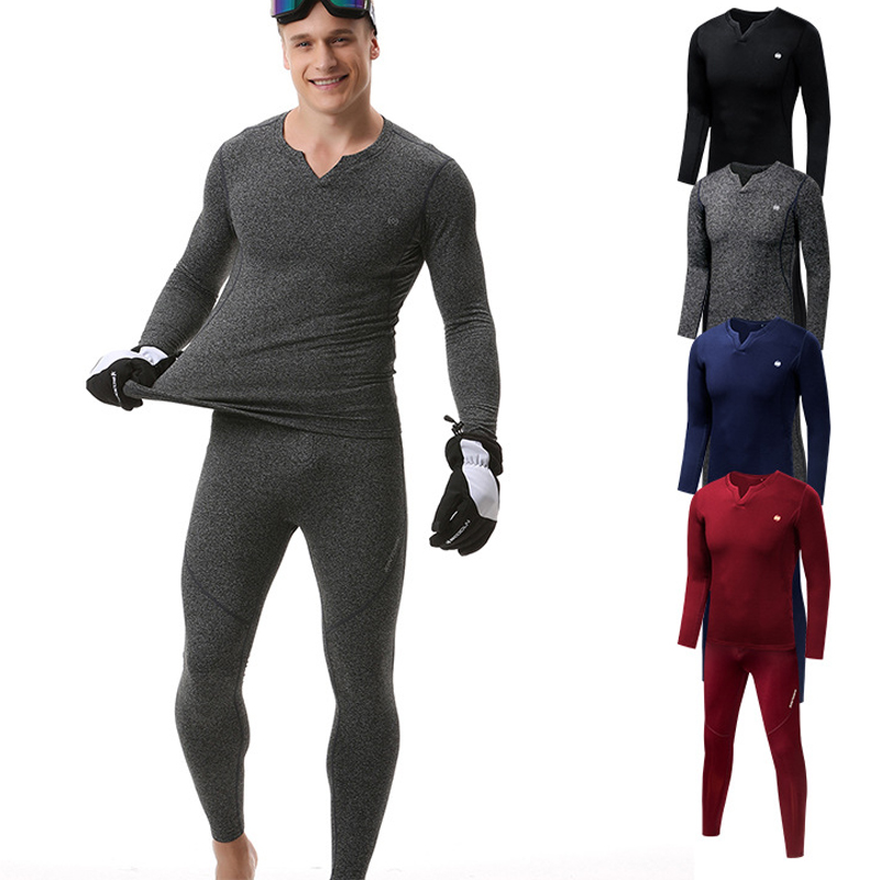Functional Winter V-neck Thermal Fleece Lined T-shirt Pants Outdoor Sport Cycling Climbing Hiking Ski Warm Underwear Men Base Layer Suits, Blue
Functional Winter V-neck Thermal Fleece Lined T-shirt Pants Outdoor Sport Cycling Climbing Hiking Ski Warm Underwear Men Base Layer Suits, Blue