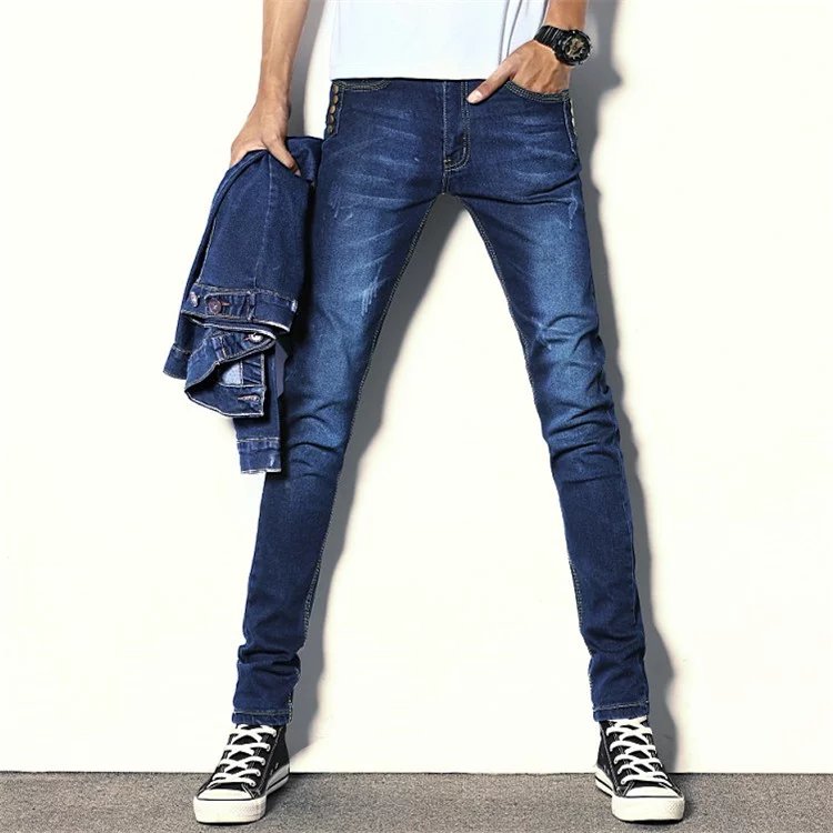 Men Blue Skinny Jeans Slim Denim Jeans Pants New Spring Summer Men Stretch Long Casual Denim Pants Size 36
Men Blue Skinny Jeans Slim Denim Jeans Pants New Spring Summer Men Stretch Long Casual Denim Pants Size 36