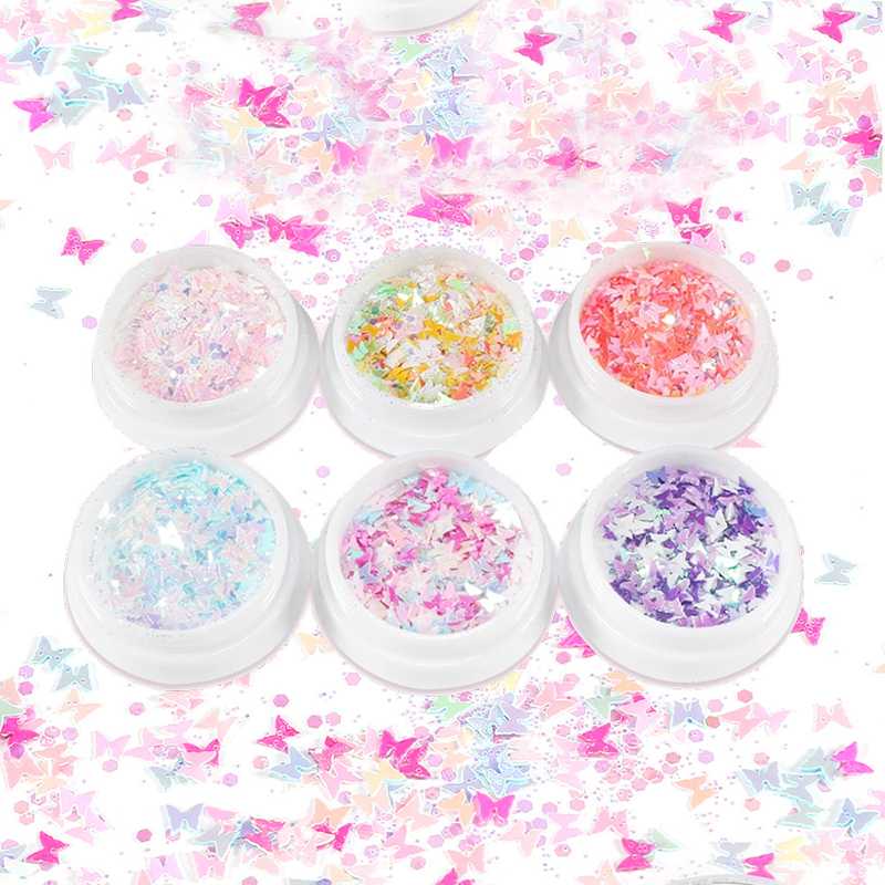 3d DIY Decals Decoration Butterfly Glitter Nails Sequin Chunky Butterfly Stars Nail Art Flake Decoration
3d DIY Decals Decoration Butterfly Glitter Nails Sequin Chunky Butterfly Stars Nail Art Flake Decoration