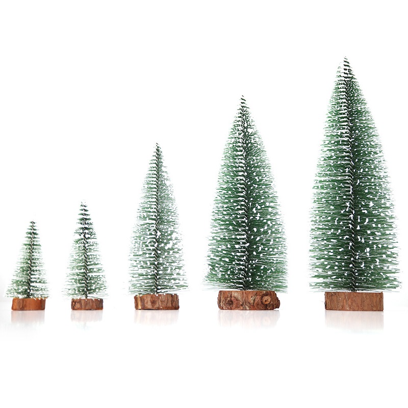 Christmas Tree Christmas Decorations Supplies Small Pine Tree Placed In The Desktop DIY Decoration Mini 5 Size