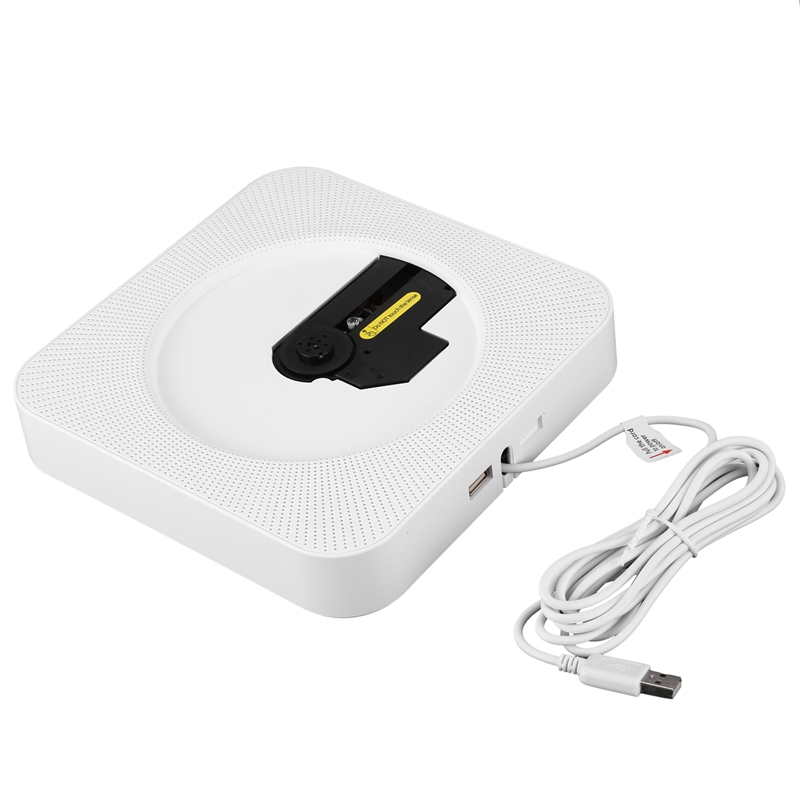 AMS-Portable CD Player with Bluetooth Wall Mountable CD Music Player Home Audio Boombox with Remote Control FM Radio Usb EU Plug
AMS-Portable CD Player with Bluetooth Wall Mountable CD Music Player Home Audio Boombox with Remote Control FM Radio Usb EU Plug