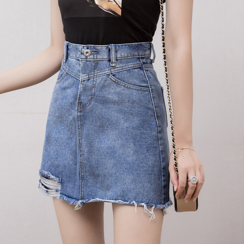Blackday Short Skirt Woman Ripped Jeans Wrap Skirts Clothing Vintage Harajuku 2020 Summer The New Streetwear High Waisted Blue Fashion
Blackday Short Skirt Woman Ripped Jeans Wrap Skirts Clothing Vintage Harajuku 2020 Summer The New Streetwear High Waisted Blue Fashion