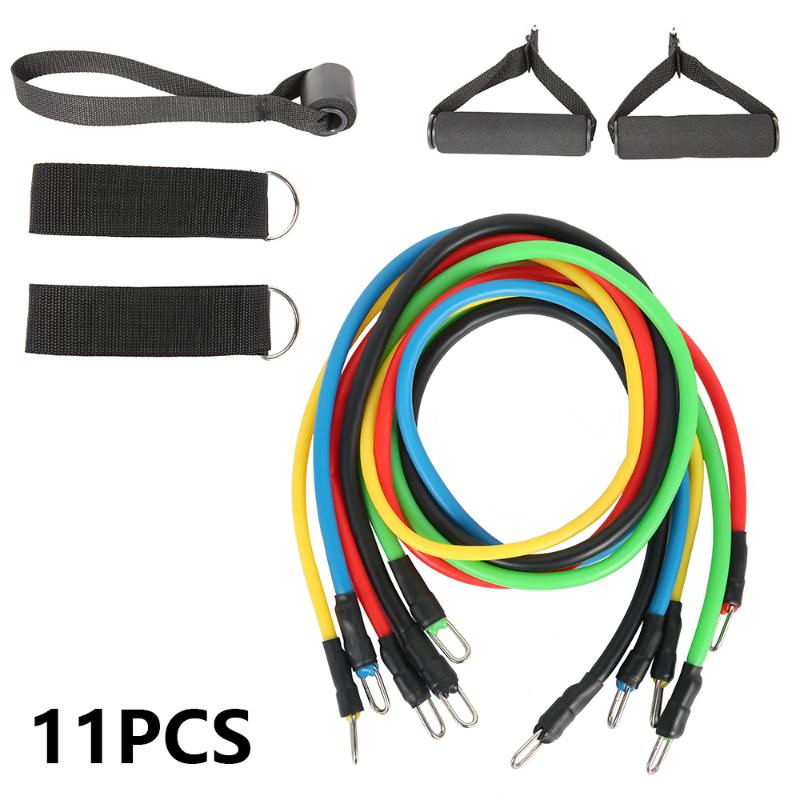 11pcs Fitness Pull Rope Latex Resistance Bands Body Fitness Workout Equipment Strength Gym Equipment for Home Elastic Exercises
11pcs Fitness Pull Rope Latex Resistance Bands Body Fitness Workout Equipment Strength Gym Equipment for Home Elastic Exercises