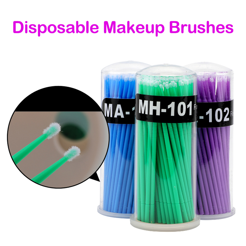 13Color 100pcs Disposable Makeup Brushes Lint Free Micro Brushes Eyelash Extension Tool Glue Removing Tool
13Color 100pcs Disposable Makeup Brushes Lint Free Micro Brushes Eyelash Extension Tool Glue Removing Tool