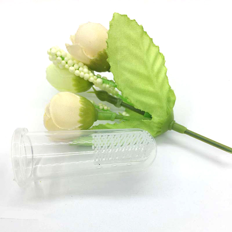 Baby Finger Toothbrush Teethers Silicone Toothbrush+Box Children Teeth Clear Soft Infant Tooth Brush Rubber Cleaning