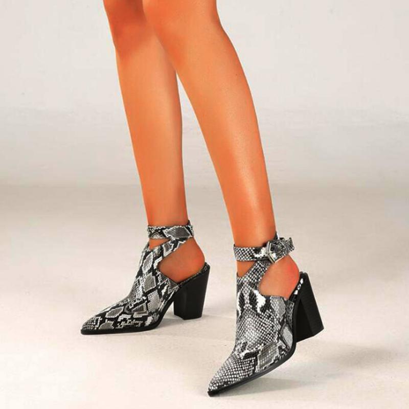 2020 fashion Big Size 42 Square high heels Top Quality Elegant Lady snake skin summer spring Party Shoes slingback pumps Women
2020 fashion Big Size 42 Square high heels Top Quality Elegant Lady snake skin summer spring Party Shoes slingback pumps Women