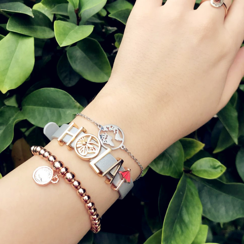 Somsoar Jewelry Hola&Pink&Hope Leather Wrap Charm Bracelet with map bracelet bead bangle for women fashion jewelry
Somsoar Jewelry Hola&Pink&Hope Leather Wrap Charm Bracelet with map bracelet bead bangle for women fashion jewelry