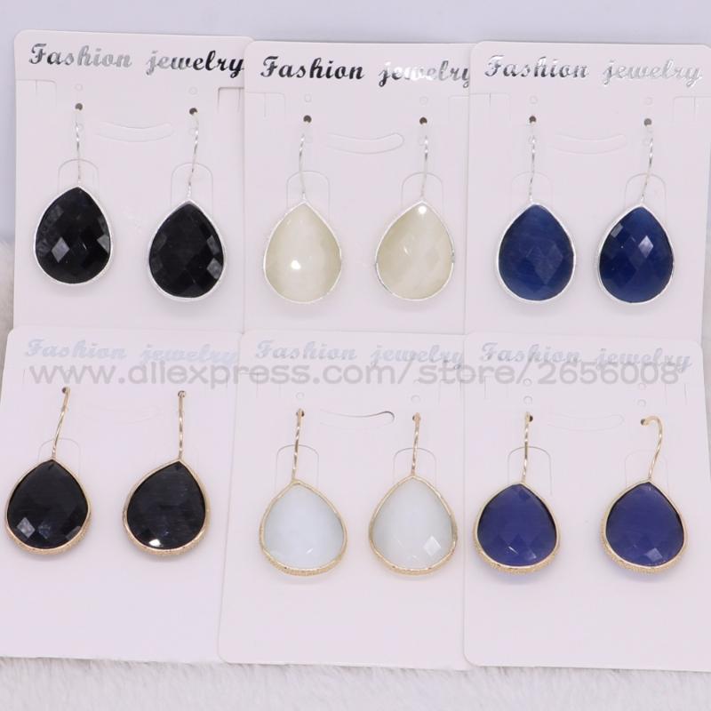 8 Pairs Natural Opal stones Matal Hook drop earrings dangle earring Mix color stone earrings jewelry earrings2452
8 Pairs Natural Opal stones Matal Hook drop earrings dangle earring Mix color stone earrings jewelry earrings2452