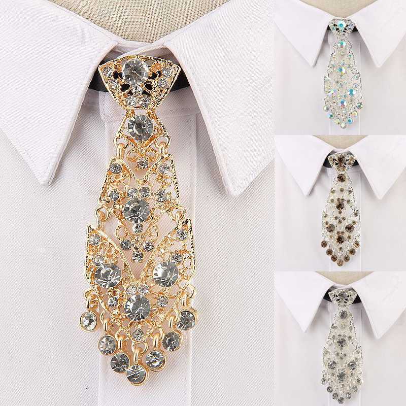 Fashion Unisex Korean Tie Party Reception Wedding Host Trendy Metal Rhinestones Tie Women Men New Necktie
Fashion Unisex Korean Tie Party Reception Wedding Host Trendy Metal Rhinestones Tie Women Men New Necktie