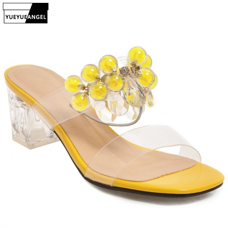 Fashion Pvc Crystal High Heels Shoes Women Slippers Beading Summer Shoes Transparent Party Dress Female Plus Size 48, Silver
Fashion Pvc Crystal High Heels Shoes Women Slippers Beading Summer Shoes Transparent Party Dress Female Plus Size 48, Silver