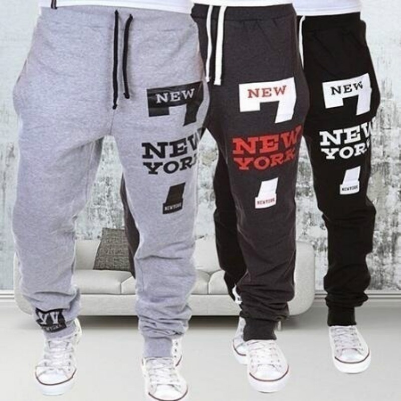 Men pants sport Streetwear Splice Joggers Pants Fashion Men Casual Cargo Pant Trousers High Street Elastic Waist Harem Pant, White
Men pants sport Streetwear Splice Joggers Pants Fashion Men Casual Cargo Pant Trousers High Street Elastic Waist Harem Pant, White