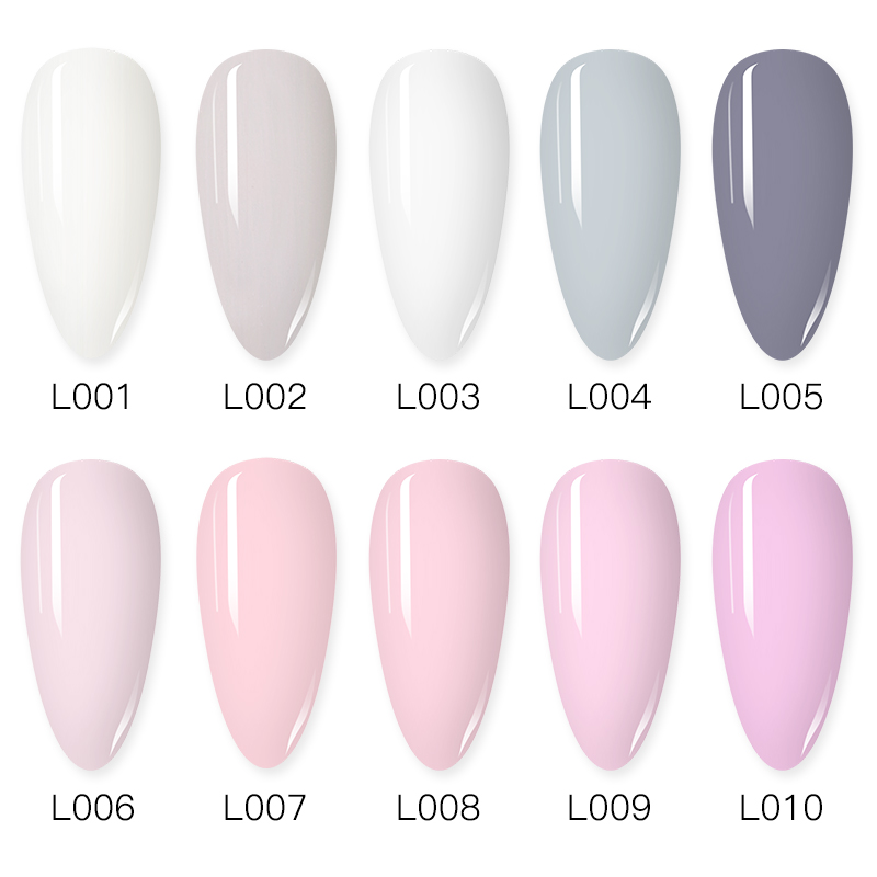 Nail Art Kits SENALAY UV Gel Polish Set Kit Semi Permanent Soak Off Base Top Coat Hybrid Varnishes For Manicure