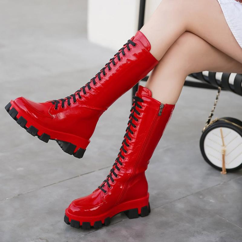 Solid Microfiber Upper Women Chunky Heel Round Toe Knee High Boots Slip-on High Platform Boots Fashion Combat High Booties, Black
Solid Microfiber Upper Women Chunky Heel Round Toe Knee High Boots Slip-on High Platform Boots Fashion Combat High Booties, Black