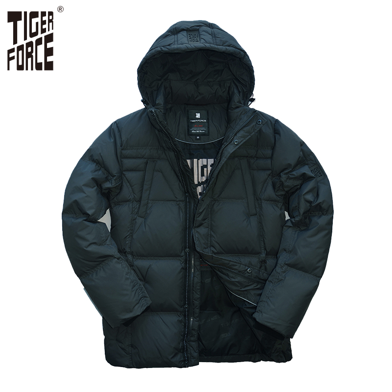 TIGER FORCE 2020 Men Fashion Casual Down Jacket 70%White Duck Down Coat Detachable Hood Solid Zipper Free Shipping D-210A, Dark grey
TIGER FORCE 2020 Men Fashion Casual Down Jacket 70%White Duck Down Coat Detachable Hood Solid Zipper Free Shipping D-210A, Dark grey