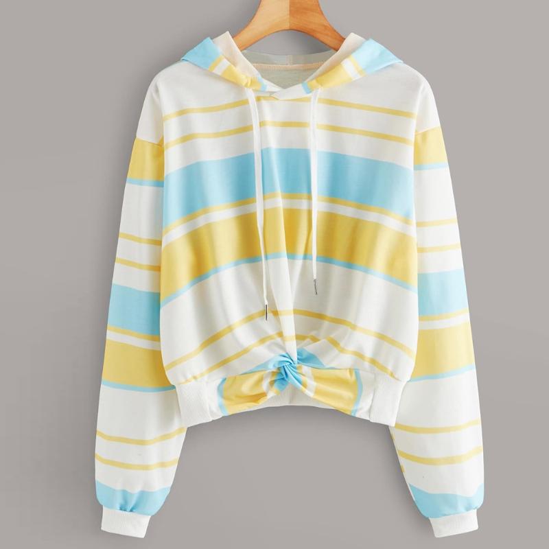 Streetwear Sweatshirt Harajuku Striped Tie dye Print Hoodie Women Loose Casual Cute Pocket Long Sleeve Pullover Tops Clothes#2, Multi
Streetwear Sweatshirt Harajuku Striped Tie dye Print Hoodie Women Loose Casual Cute Pocket Long Sleeve Pullover Tops Clothes#2, Multi