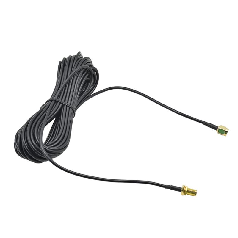 

CHIPAL RG174 Length 3 Meter Extension Cable RP-SMA Male to Female Connector WiFi Wi-Fi Router Antenna Extension Wire Cord