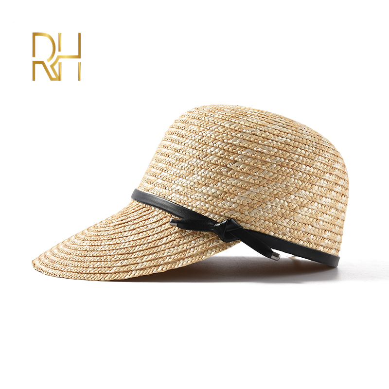 RH New Women Visor Sun Hats Female Wide Brim Wheat Straw Summer Casual Shade Beach Cap Fashion Leather Bow Sun Hats, Natural
RH New Women Visor Sun Hats Female Wide Brim Wheat Straw Summer Casual Shade Beach Cap Fashion Leather Bow Sun Hats, Natural