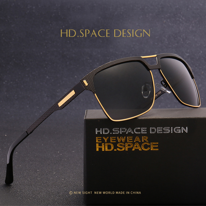 HD.SPACE Original Brand Sunglasses Men Polarized Lens Vintage Eyewear Accessories Gold Sun Glasses Retro Oculos For Men 2020
HD.SPACE Original Brand Sunglasses Men Polarized Lens Vintage Eyewear Accessories Gold Sun Glasses Retro Oculos For Men 2020