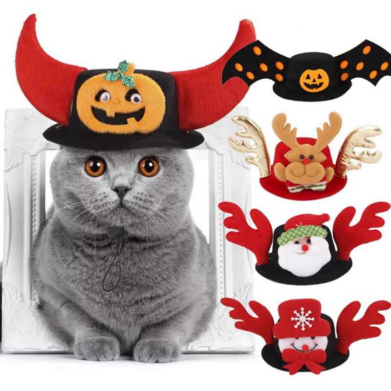 Pet Hat For Dog Cat Christmas Halloween Headwear Pet Funny headband Hat For Dogs Festival Party Head Accessories
Pet Hat For Dog Cat Christmas Halloween Headwear Pet Funny headband Hat For Dogs Festival Party Head Accessories