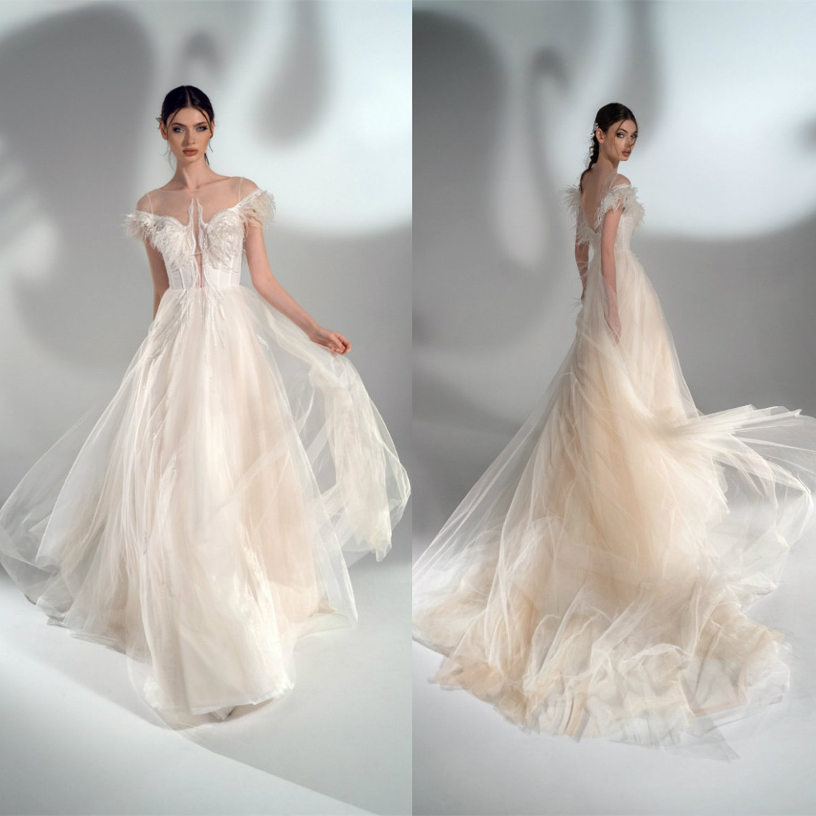 2021 Elegant Wedding Dresses Jewel Capped Sleeve Applique Feather Bridal Gowns Custom Made Backless Sweep Train A-Line Wedding Dress, Red
2021 Elegant Wedding Dresses Jewel Capped Sleeve Applique Feather Bridal Gowns Custom Made Backless Sweep Train A-Line Wedding Dress, Red